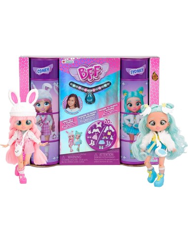 Cry Babies BFF confezione con Coney e Sydney IMC904316 IMC Toys | Futurartshop.com
