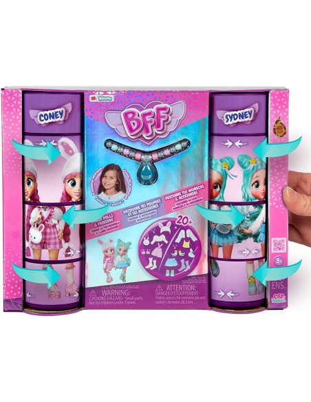 Cry Babies BFF confezione con Coney e Sydney IMC904316 IMC Toys | Futurartshop.com
