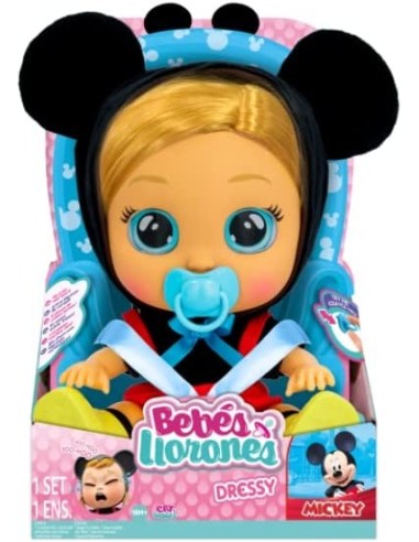 Cry Babies bambola dressy Mickey IMC88108 IMC Toys | Futurartshop.com