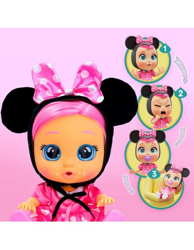 Cry Babies bambola dressy Minnie IMC86357 IMC Toys | Futurartshop.com