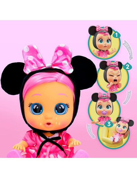 Cry Babies bambola dressy Minnie IMC86357 IMC Toys | Futurartshop.com
