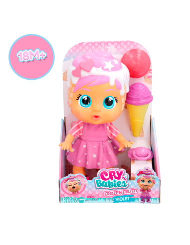 Cry Babies Frozen Frutti bambola Violet GIO905283 IMC Toys | Futurartshop.com