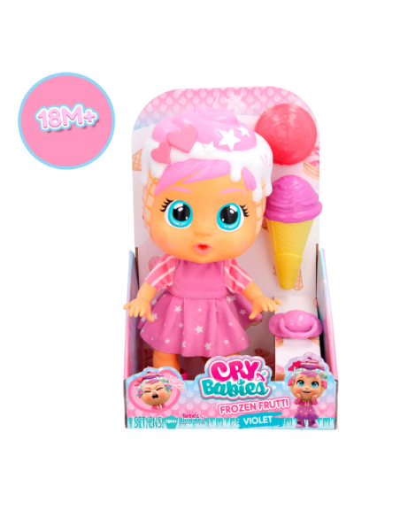 Cry Babies Frozen Frutti bambola Violet GIO905283 IMC Toys | Futurartshop.com