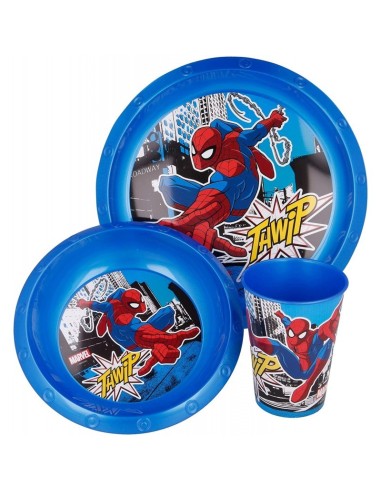 Spider-Man - Set pranzo 3 pezzi 4MMV-ST37915 Coriex | Futurartshop.com