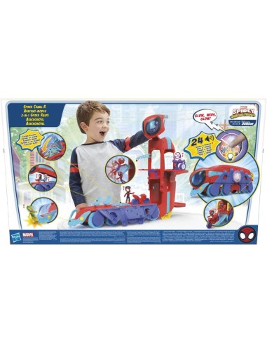 Spidey Arachno mobile e Quartier Generale 2 in 1 HASF3721 Hasbro | Futurartshop.com