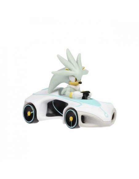 Sonic personaggio Silver con auto Lightron JAK40921 Jakks Pacific | Futurartshop.com