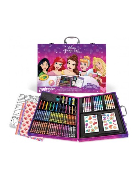 Disne valig Princess Arcobaleno artistic briefcase CRA25-1094 Crayola | Futurartshop.com