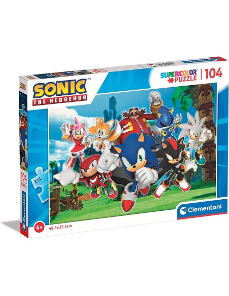 Puzzle Sonic The Hedgehog da 104 pezzi CLE27159 Clementoni | Futurartshop.com