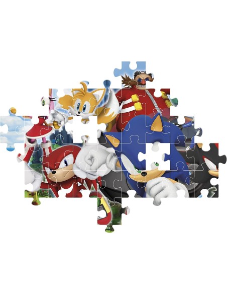 104 pieces Sonic The Hedgehog Puzzle CLE27159 Clementoni | Futurartshop.com