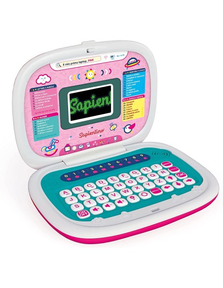 Sapientino Il mio primo computer Pink CLE16403 Clementoni | Futurartshop.com