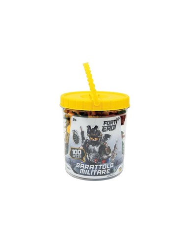 Strong heroes jar with military 100 pieces GIOGGI220155 Giochi Preziosi | Futurartshop.com