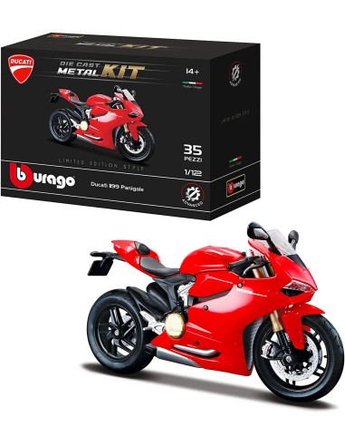 Burago moto Ducati Panigale 1199 die-cast in scala 1:12 GOL18-55101 Goliath | Futurartshop.com