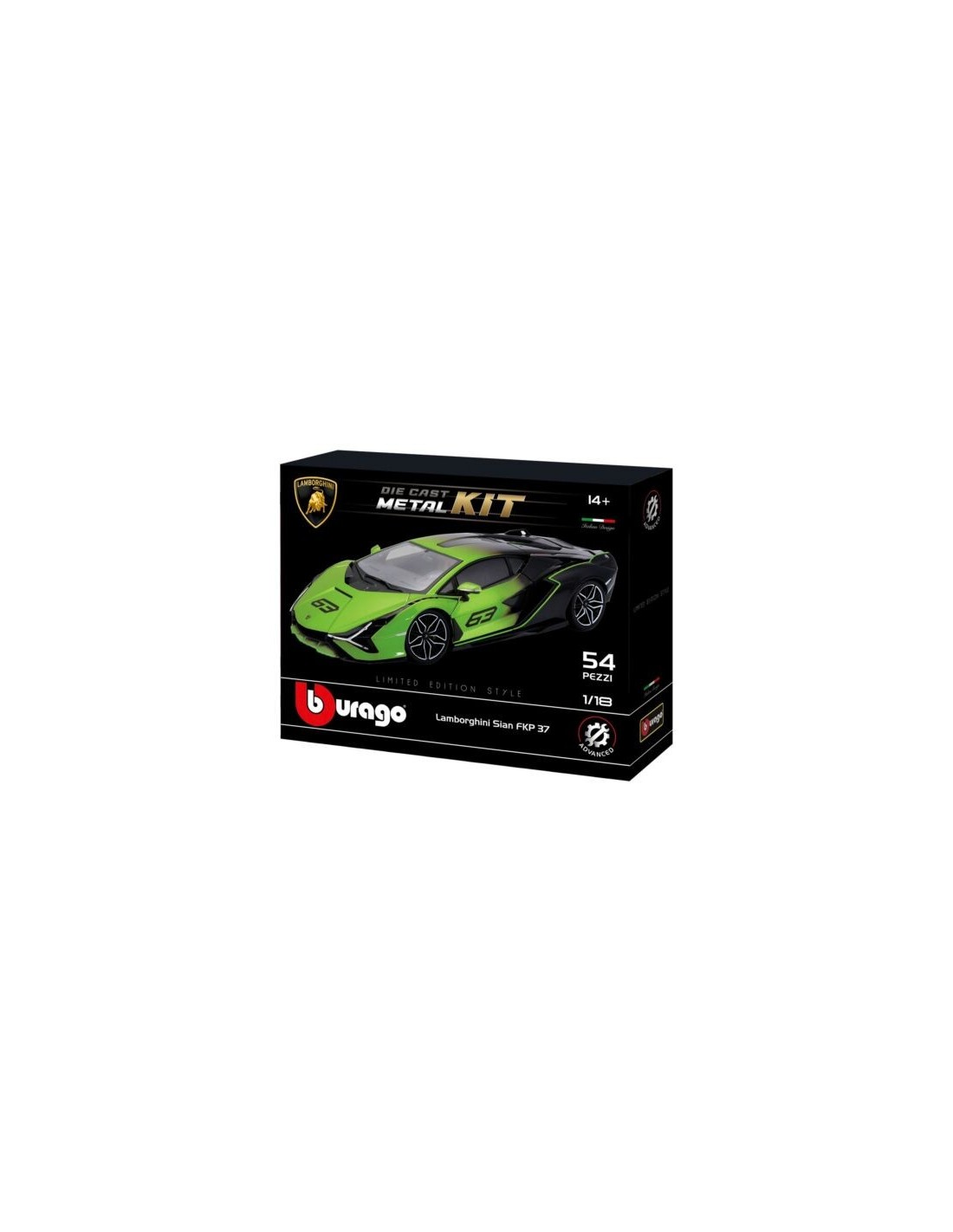 Burago Lamborghini 1/18 Rouge - Voiture De Collection - Comme Neuve En Boîte