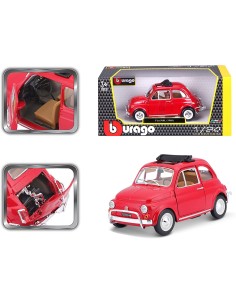 Burago Fiat 500 L die-cast in scale 1: 24 - 2 colors GOL18-22099 Burago | Futurartshop.com