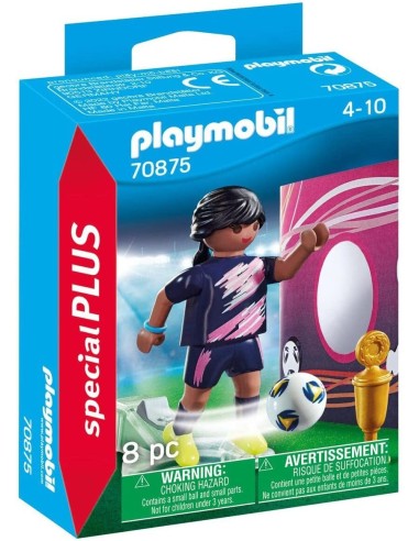 Playmobil Special Plus Calciatrice con porta 70875 PLA70875 Playmobil | Futurartshop.com