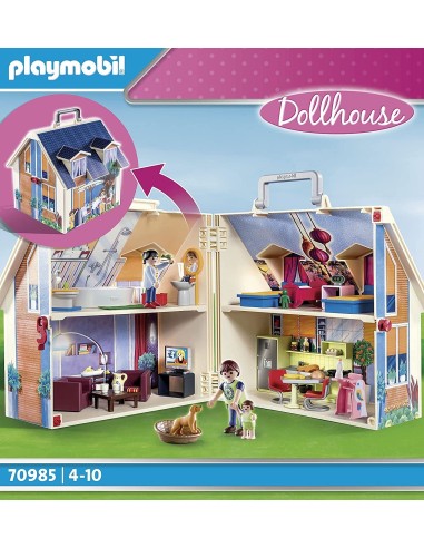 PLA Doll Mobil Doll house-portable dollhouse 70985 PLA70985 Playmobil | Futurartshop.com