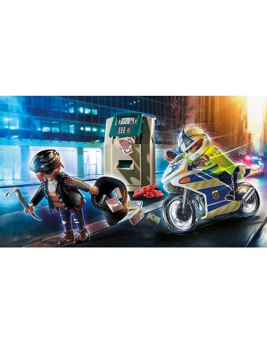 PLA CIT Mobil CIT Action Action-motorcycle cop and thief 70572 PLA70572 Playmobil | Futurartshop.com