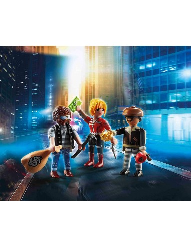 PLA CIT Mobil CIT Action Action-gang of Thieves blister with 3 characters 70670 PLA70670 Playmobil | Futurartshop.com