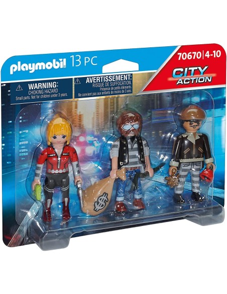 PLA CIT Mobil CIT Action Action-gang of Thieves blister with 3 characters 70670 PLA70670 Playmobil | Futurartshop.com
