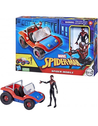 Spider-Man character Miles Morales with Spider mobile HASF5620 Hasbro- Futurartshop.com