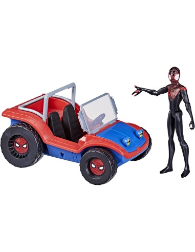 Spider-Man personaggio Miles Morales con Spider mobile HASF5620 Hasbro | Futurartshop.com