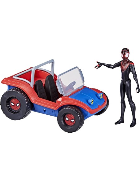 Spider-Man personaggio Miles Morales con Spider mobile HASF5620 Hasbro | Futurartshop.com