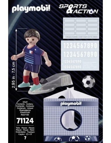 Pla pla Mobil France national Player B 71124 PLA71124 Playmobil | Futurartshop.com