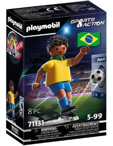 Playmobil Giocatore nazionale Brasile 71131 PLA71131 Playmobil | Futurartshop.com