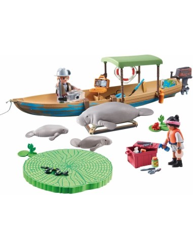 Plaobmobil Wiltopia - boat trip and manatees of the Amazon rainforest 71010 PLA71010 Playmobil | Futurartshop.com