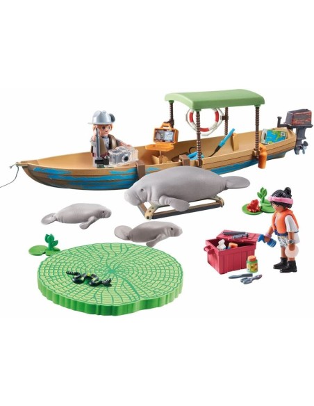 Plaobmobil Wiltopia - boat trip and manatees of the Amazon rainforest 71010 PLA71010 Playmobil | Futurartshop.com