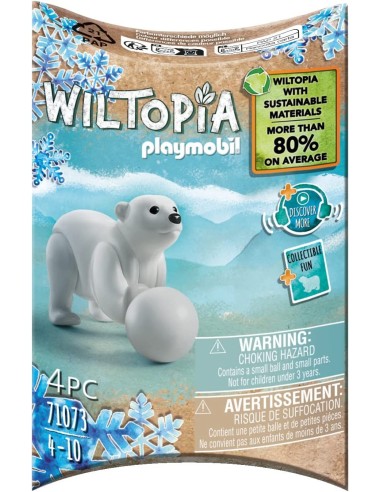 PLA Polare Mobil W Ltopia little polar bear 71073 PLA71073 Playmobil | Futurartshop.com