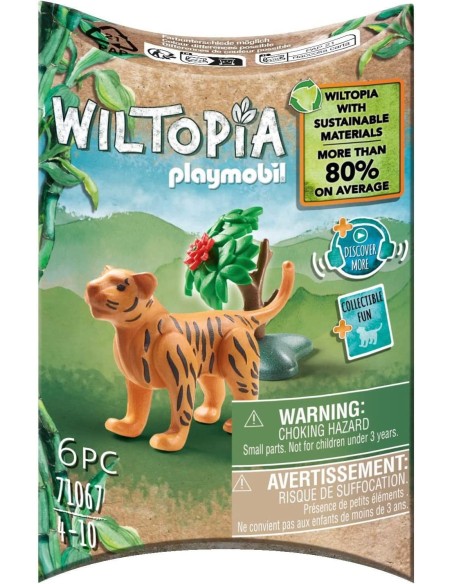 Playmobil Wiltopia animale baby Tigre 71067 PLA71067 Playmobil | Futurartshop.com