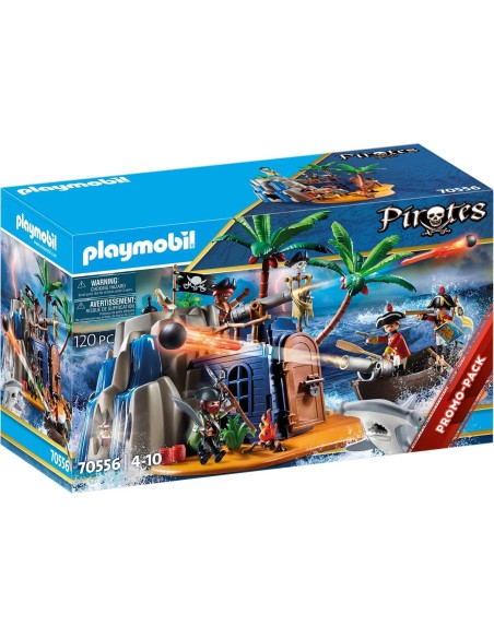 PLA Pir Mobil Pirates-pirate treasure lair 70556 PLA70556 Playmobil | Futurartshop.com