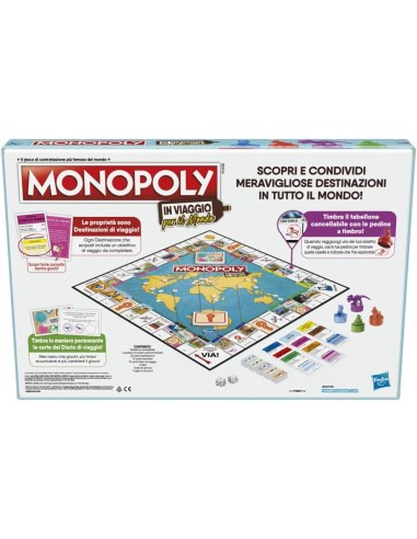 Monopoly - In viaggio per il mondo HASF4007 Hasbro | Futurartshop.com