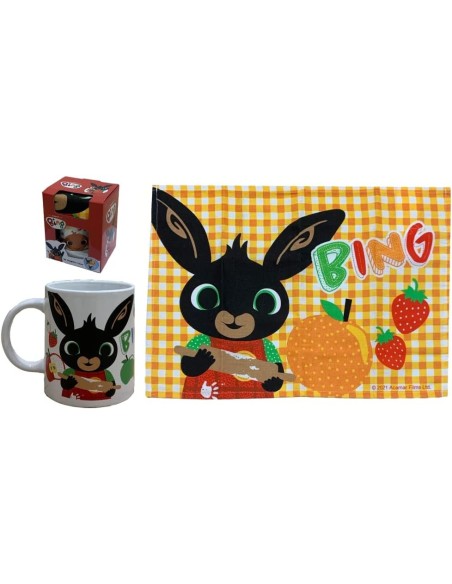 Bing set tovaglietta e tazza CORQ03198MC Coriex | Futurartshop.com