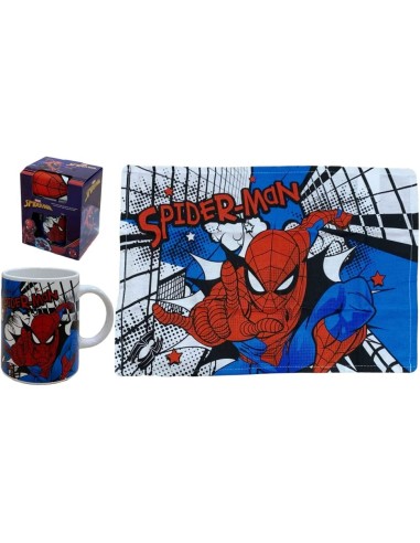 Spider-Man set tovaglietta e tazza CORM03197MC Coriex | Futurartshop.com