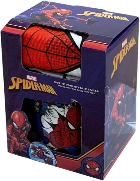 Spider-Man set tovaglietta e tazza CORM03197MC Coriex | Futurartshop.com