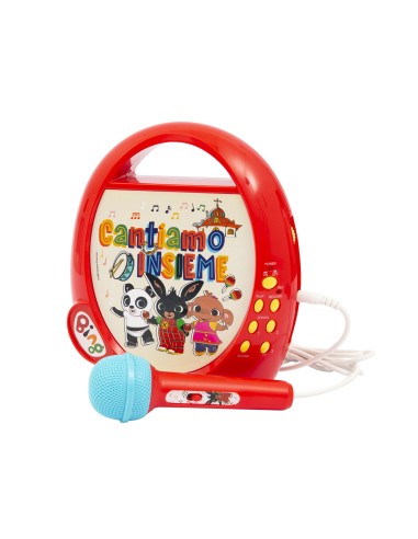 Bing sing You portable karaoke with microphone GIOBNG47000 Giochi Preziosi | Futurartshop.com