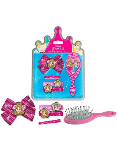 Disne Princ Princess hair accessories set with brush CORD01332 Coriex | Futurartshop.com