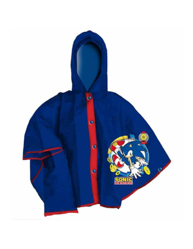 Sonic Mantella pioggia in pvc 6-7 anni colore blu CORSN4389MC/6-7 Coriex | Futurartshop.com