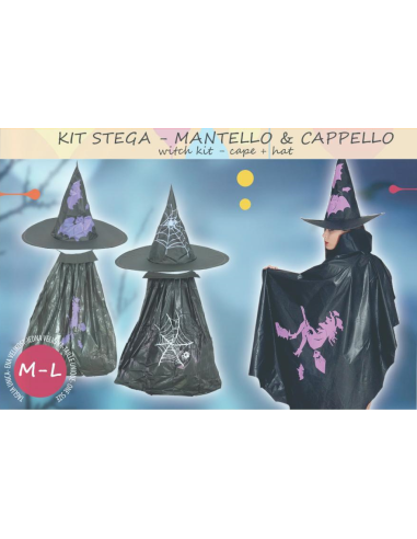 Witch kit with cape and hat-size M / L CIA30861 Futurart | Futurartshop.com