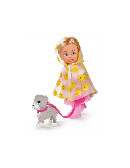 Evi Love bambolina Rainy Walk con cucciolo SIM105733592 Simba Toys | Futurartshop.com