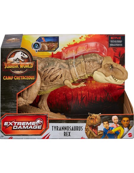 Jurassic World dinosauro T-Rex Extreme Damage MAGGWN26 Mattel | Futurartshop.com