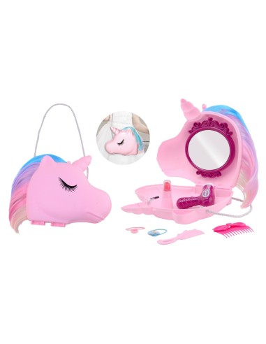 Beauty Case e borsetta Unicorno 2 in 1 - 16 pezzi FIC27681 Futurart | Futurartshop.com