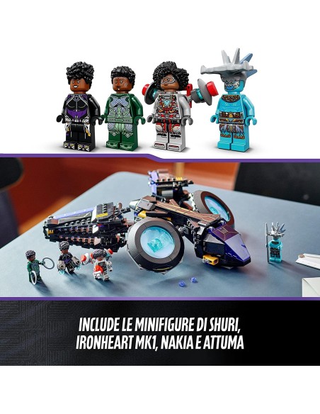 Lego Marvel Black Panther-Sunbird by Shuri 76211 LEG6378885 Lego | Futurartshop.com