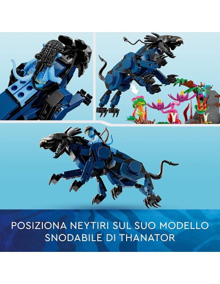 Lego Avatar - Neytiri e Thanator vs Quaritch con tuta AMP 75571 LEG6332828 Lego | Futurartshop.com