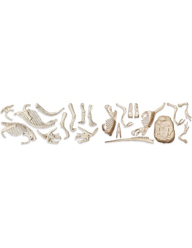 Jurassic World Kit del paleontologo con Triceratopo e Velociraptor CLE19307 Clementoni | Futurartshop.com