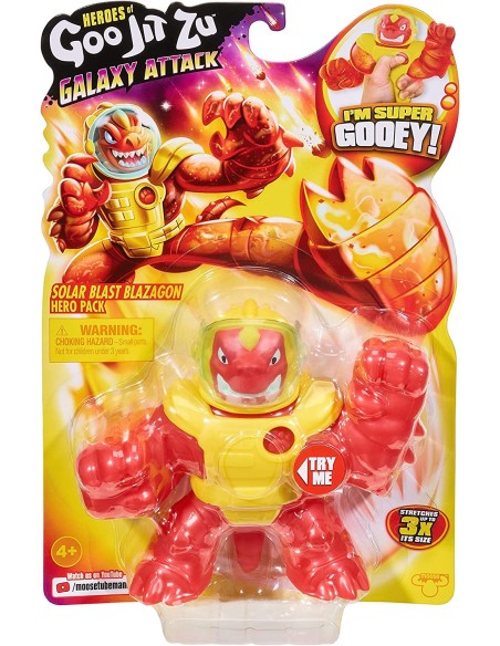 Goo Jit Zu Galaxy Attack personaggio Solar Blast Blazagon GRAGJT21000-1 Grandi giochi | Futurartshop.com