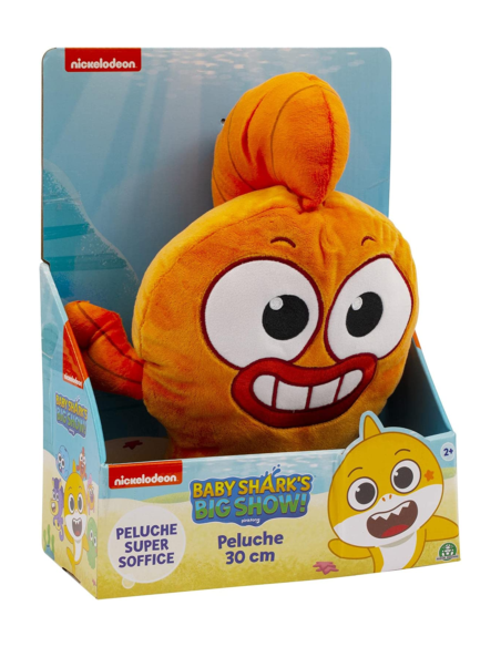 Bab Shar Shark plush toy minnow peluche GIOBAH17000-2 Giochi Preziosi | Futurartshop.com