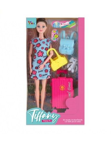 Tiffany Happy Life bambola in viaggio TOY27856 Toys Garden | Futurartshop.com